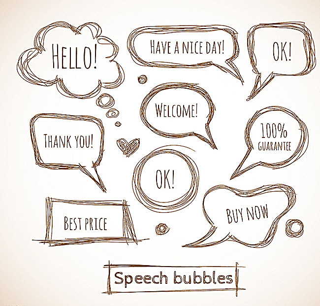 对话框 气泡图片