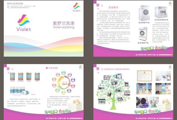 洗涤画册 紫罗兰图片