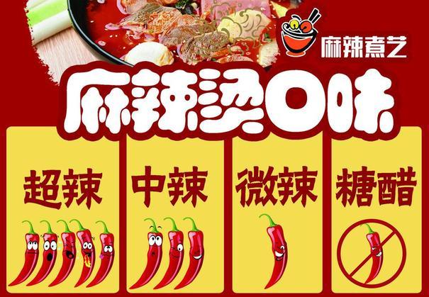 海报招贴展架美食麻辣