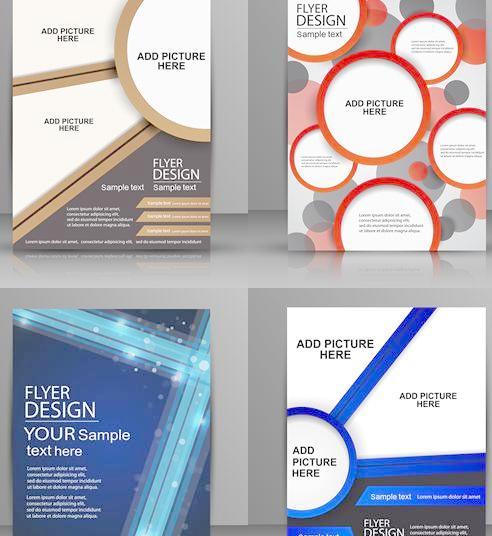 商务画册封面矢量素材