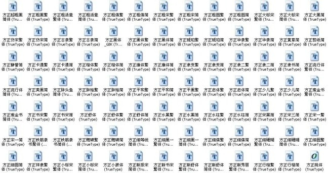 平面设计常用字体