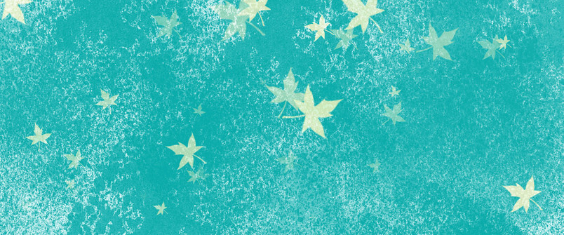 唯美枫叶清冷色调萧萧而下banner