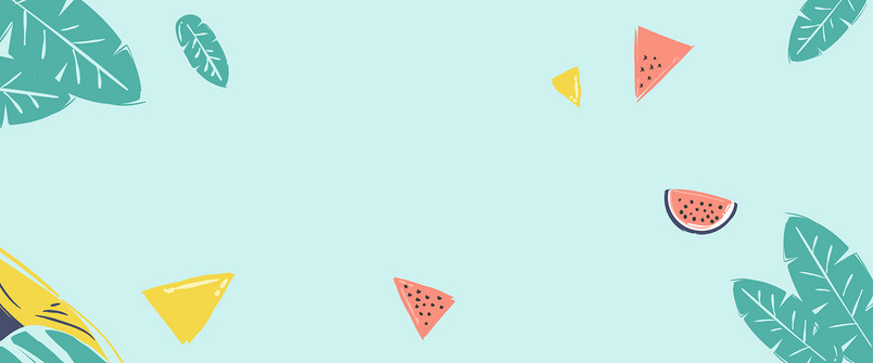 小清新花卉PSD分层bannner