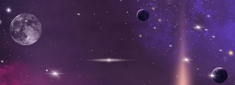 紫色星空星云星星背景