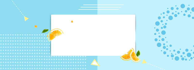蓝色清新简约清凉一夏海报背景
