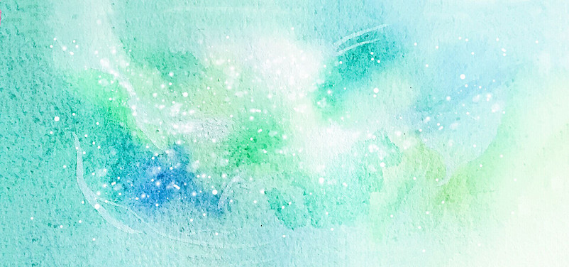 唯美绿色星空渐变banner海报