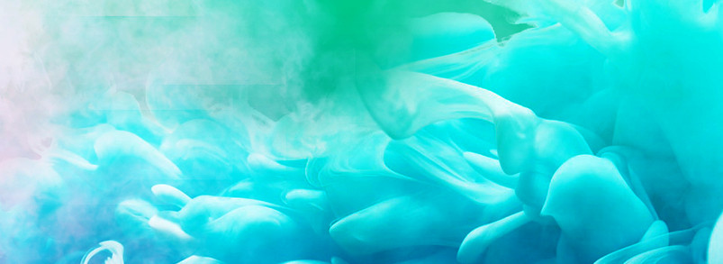 烟雾渲染蓝色背景banner