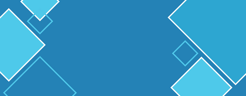 蓝色简约图形方块处可填充图片