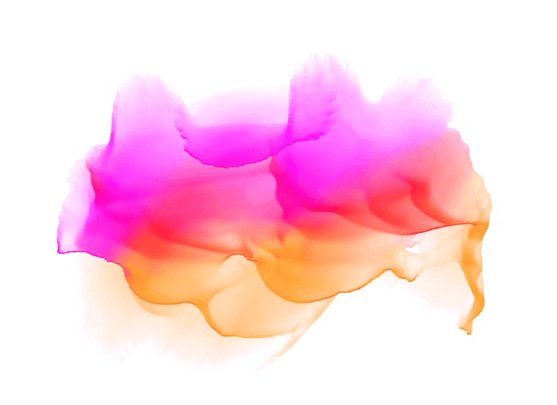 烟雾渐变彩色晕染效果PNG