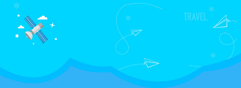暑期培训火热招生蓝色banner