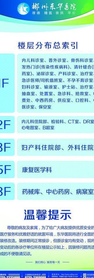 x展架 楼层索引图片