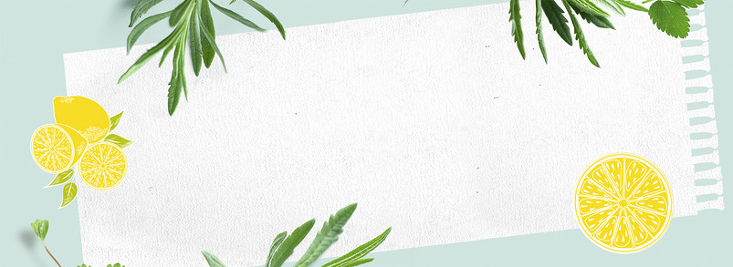 彩色水墨创意夏季清凉背景