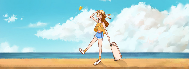 毕业季旅游海报背景