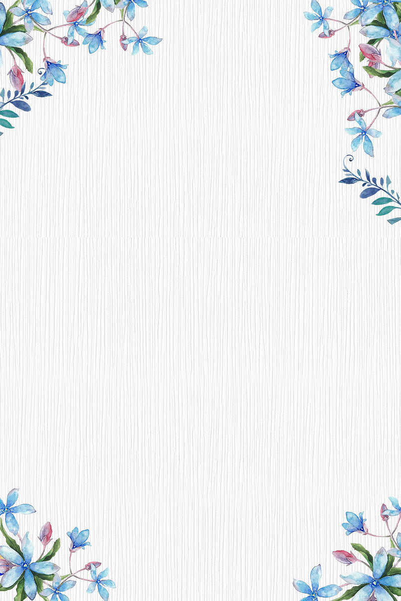 小清新花卉背景PSD分层广告背景