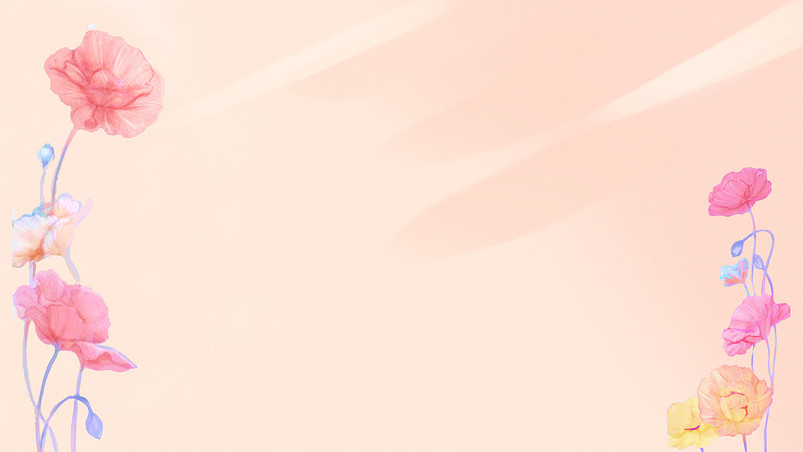渐变背景花朵图片