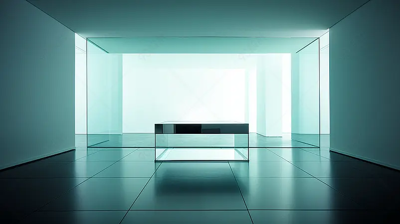 透明玻璃隔断数字艺术