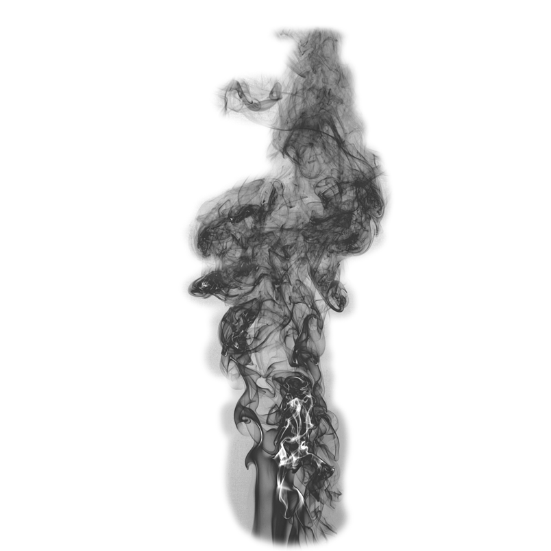 水彩上升烟雾泼墨