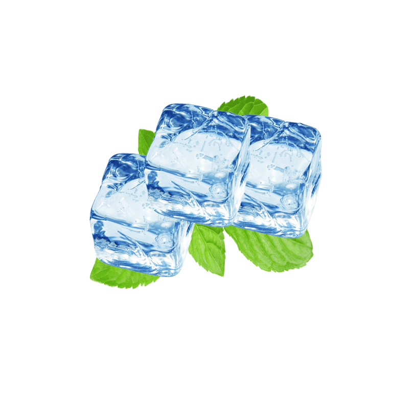 唯美冰块水果冰块元素