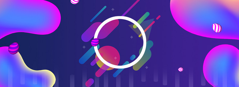 电商渐变个性banner