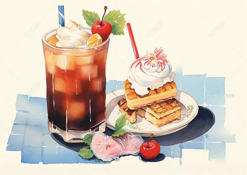 美食插画