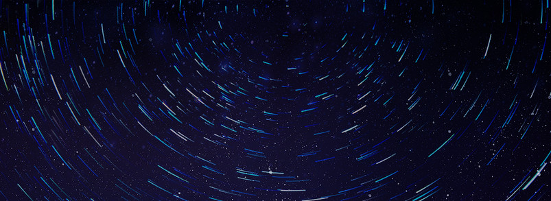 黑色星空轨迹海报