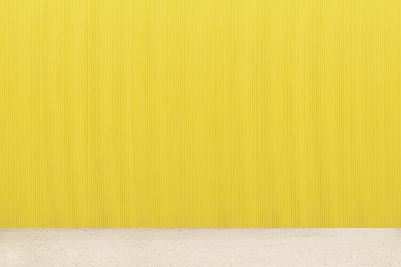 黄色机理时尚潮流男女装潮牌海报背景墙