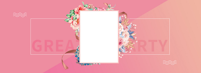 美容美妆化妆品banner背景