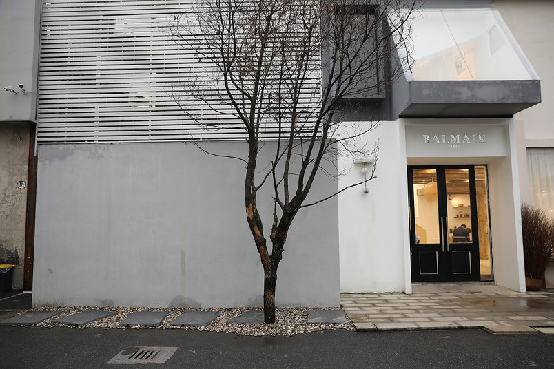 服装店商店店外场景图