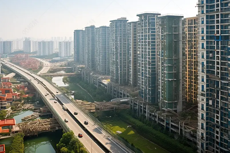 清晰的摄影图高清的图片海报设计背景广告设计素材元素城市建筑房地产建筑群