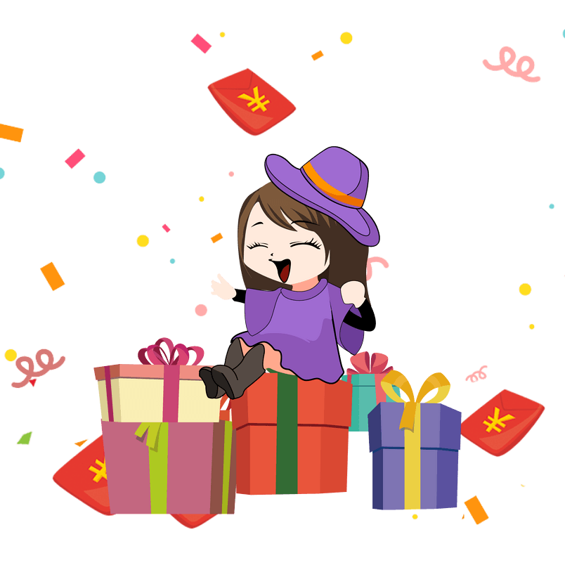 矢量女生节卡通风格素材