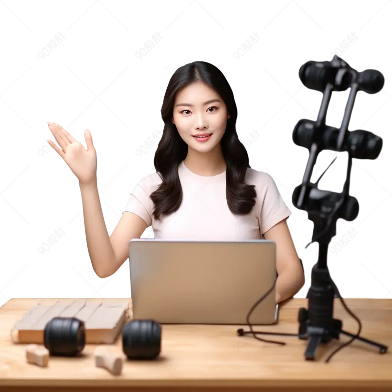 抖音电商美女直播网红直播