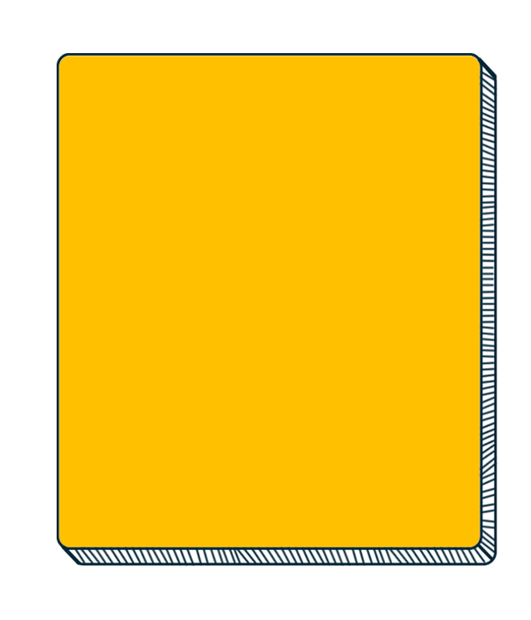 卡通黄色条纹边框