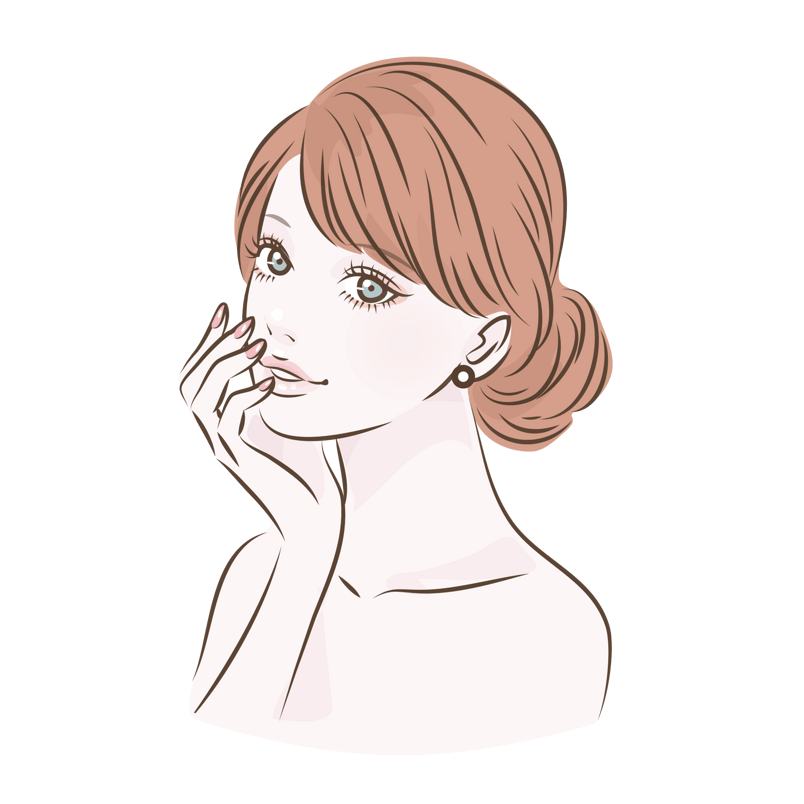 38女神节浅色系线条手绘女神元素