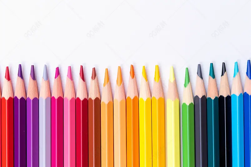 清晰的摄影图高清的图片海报设计背景广告设计素材元素教育设计铅笔彩色波浪形创意