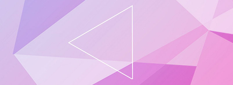 简约扁平立体粉紫色渐变banner