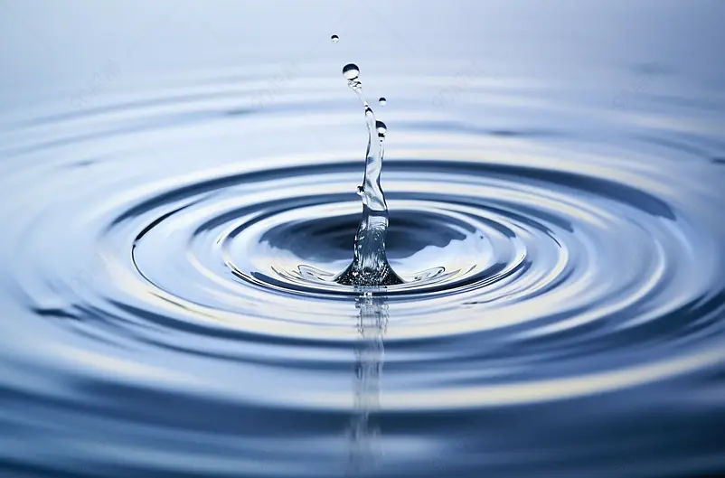 水滴和水波纹