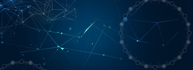 科技商务蓝色线条背景