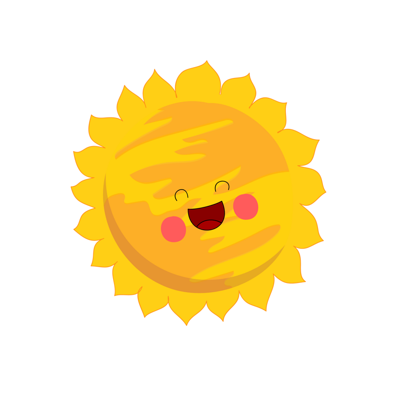 太阳公公向日葵花装饰