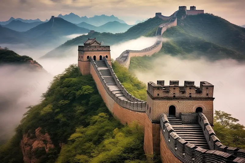 长城世界文化遗产城墙防御墙
