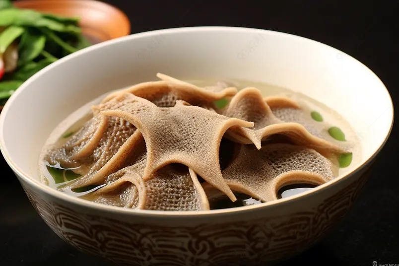 美食毛肚摄影图