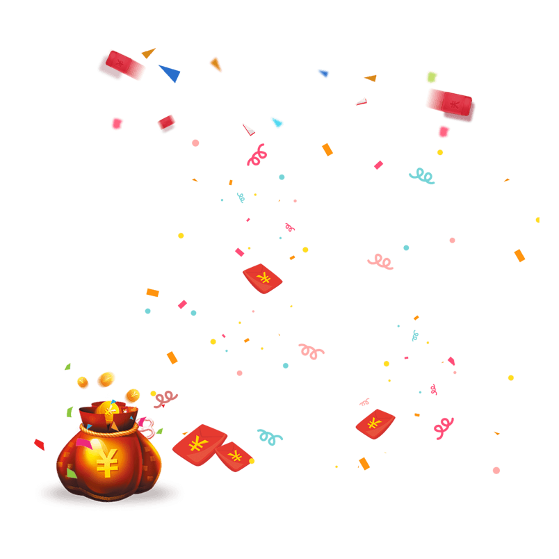 红包钱罐金币元素