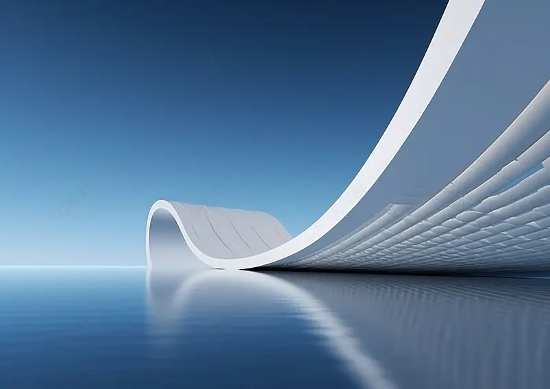 三维渲染抽象建筑空间