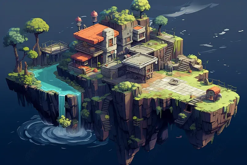 游戏房子建模数字艺术