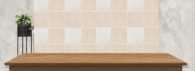 简约木纹桌面美食厨具小家电海报背景  