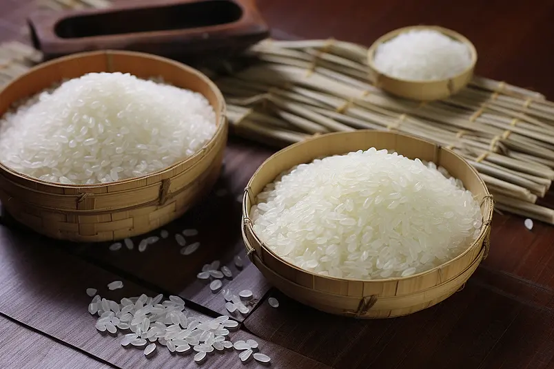 粮食大米摄影图