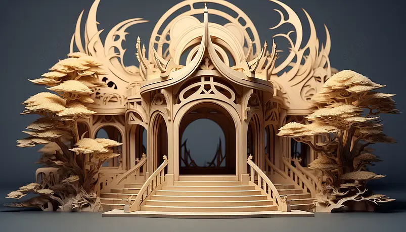 立体纸雕数字艺术