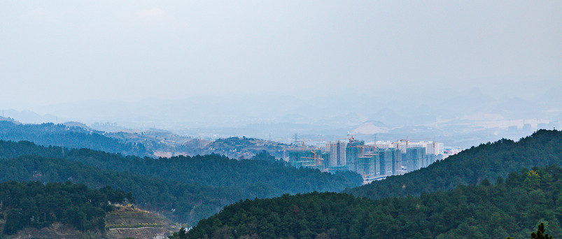 都市风光摄影-山林远景