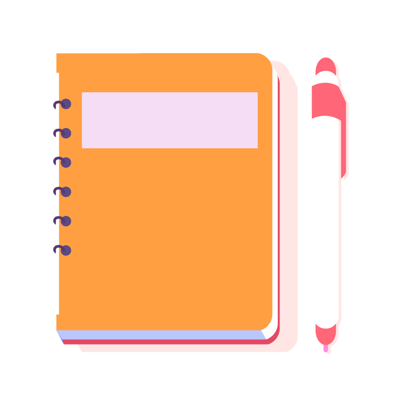 圆珠笔记号笔文具书本学习