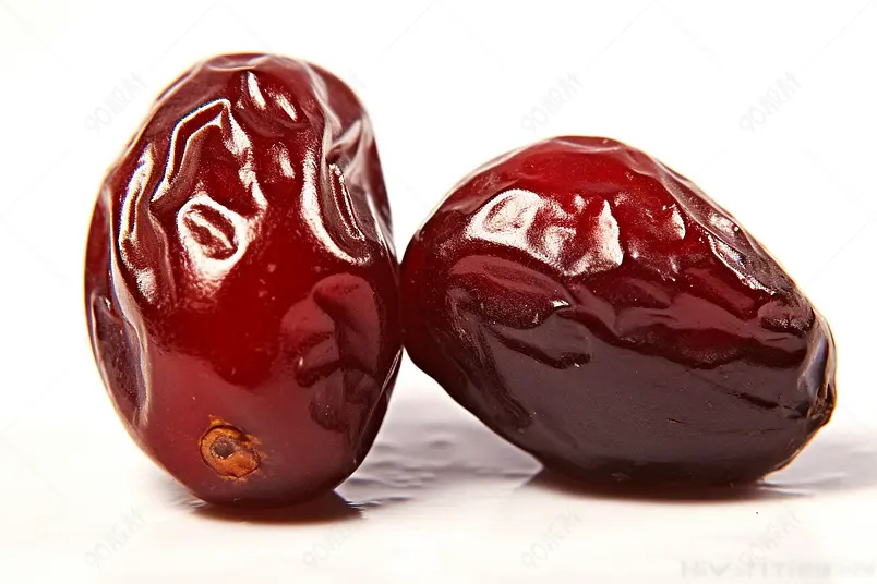 红色红枣阿胶枣特写食物摄影图