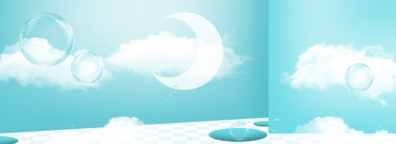 夏天海报背景素材